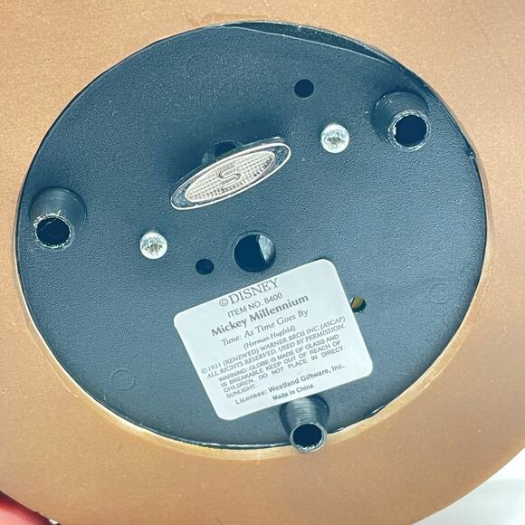 Mickey Mouse Millennium Water Globe- NIB - Picture 8 of 11